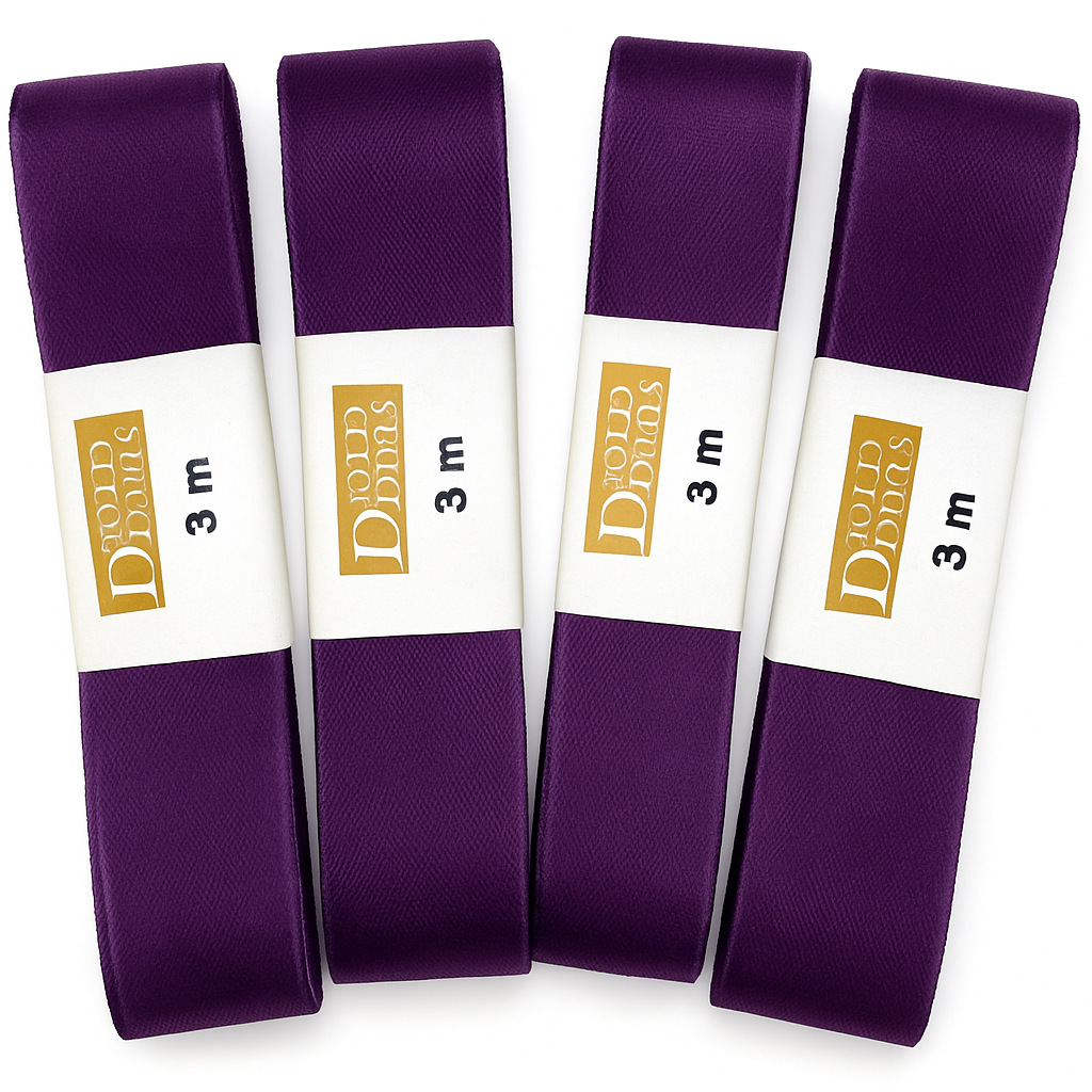 Organzové jednobarevné stuhy 