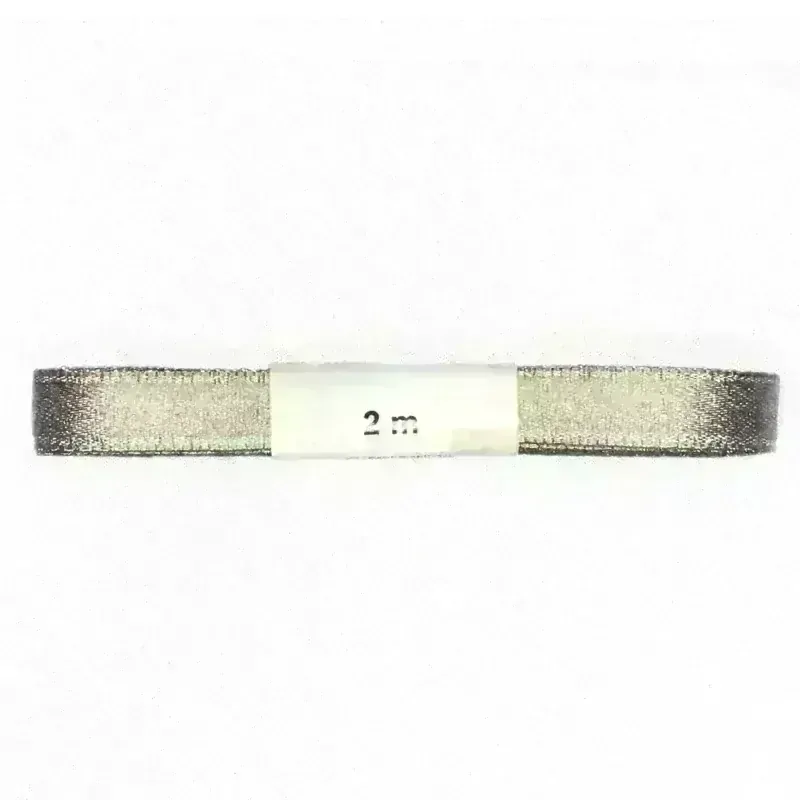 Stuha saténová STARDUST granitová 10mm x 2m (5,- Kč/m)