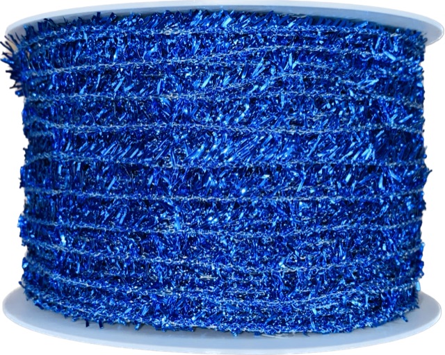 Ozdobné pletivo MOONLIGHT modré  8cm x 10m (9,90Kč/m)