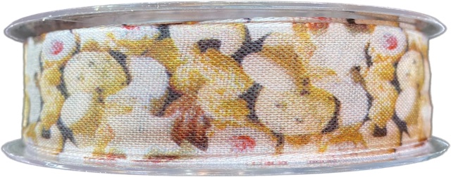 Stuha vánoční CHRISTMAS COOKIES 25mm x 20m ( 4,-Kč/m)