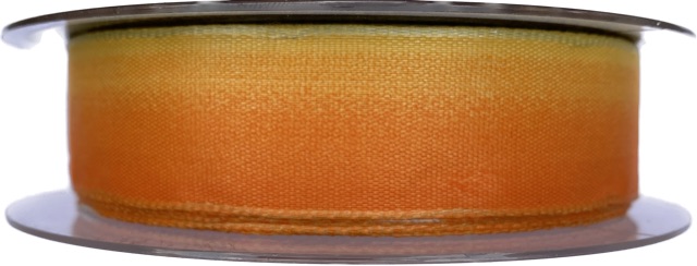 Stuha taftová DUOCOLOR ORANGE 25mm x 20m (4,50Kč/m)