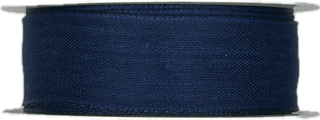 Stuha látková Nature Taft – Classic Navy 25mm x 2m (9,-Kč/m)