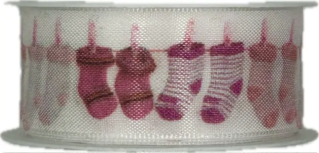 Stuha taftová NEW BABY PINK růžová 25mm x 3m (8,- Kč/m) 