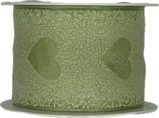 Taftová stuha GREEN PASSION – pastelově zelená 40mm x 2m