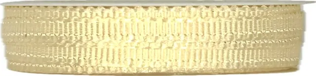 Stuha rypsová ELEGANCE CREME krémová 6mm x 6m (3,50 Kč/m) 