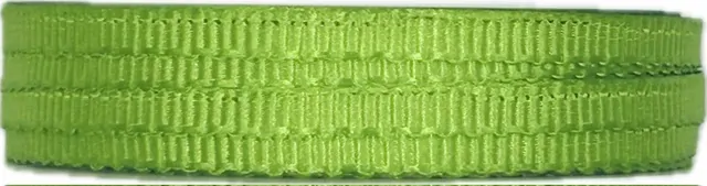 Stuha rypsová ELEGANCE APPLE GREEN hráškově zelená 6mm x 6m (3,50 Kč/m)