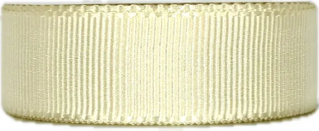 Stuha rypsová ELEGANCE CREME krémová 25mm x 3m (7,- Kč/m)