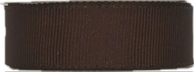 Stuha rypsová ELEGANCE BROWN hnědá 25mm x 3m (7,- Kč/m) 