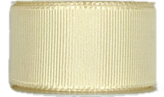 Stuha rypsová ELEGANCE CREME krémová 40mm x 2m (11,- Kč/m) 