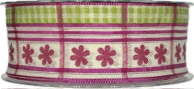 POSLEDNÍ KUS! Stuha saténová SELINA SHOCKING PINK růžová 40mm x 20m ( 4,50 Kč/m)