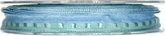 POSLEDNÍ KUSY! Stuha organzová ESPRIT BLUE světle modrá 15mm x 20m (3,50 Kč/m)