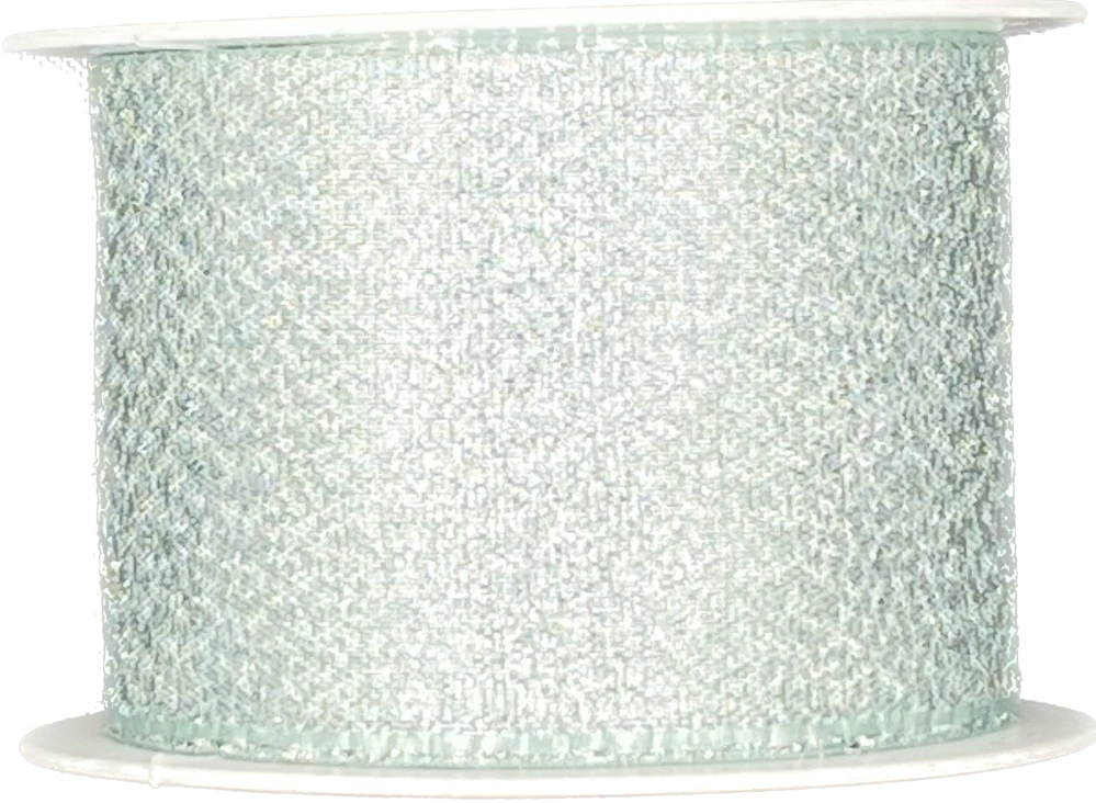 Stuha taftová HIGH SOCIETY Mint Crystal mentolová matná40mm x 2m (11,-Kč/m)