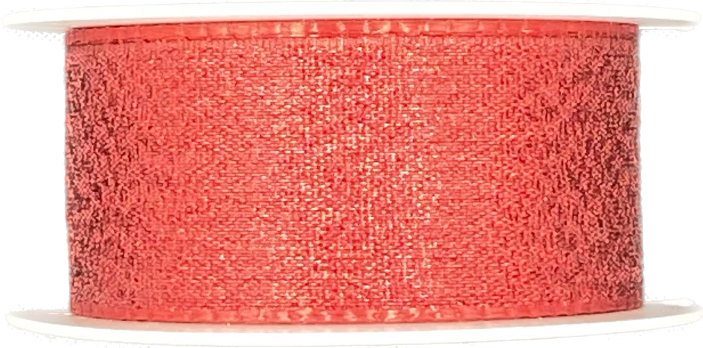 Stuha taftová HIGH SOCIETY Royal Red červená matná 40mm x 2m (10,-Kč/m)