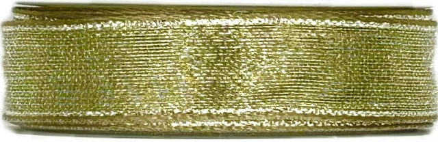 Stuha zlatá PLATINUM GOLD lurexová 15mm x 3,5m (5,70 Kč/m) 