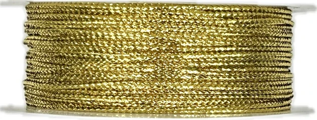 Dekorační zlatý provázek DENVER GOLD 2mm x 10m (3,-Kč/m)