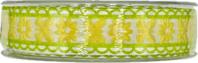 Stuha girlandová MONICA YELLOW žlutá 25mm x 5m (15,-Kč/m)