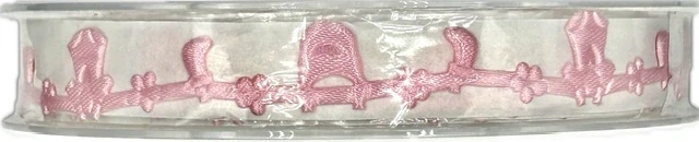 Stuha vysekávaná HELO GIRL růžová 10mm x 5m (15,- Kč/m)