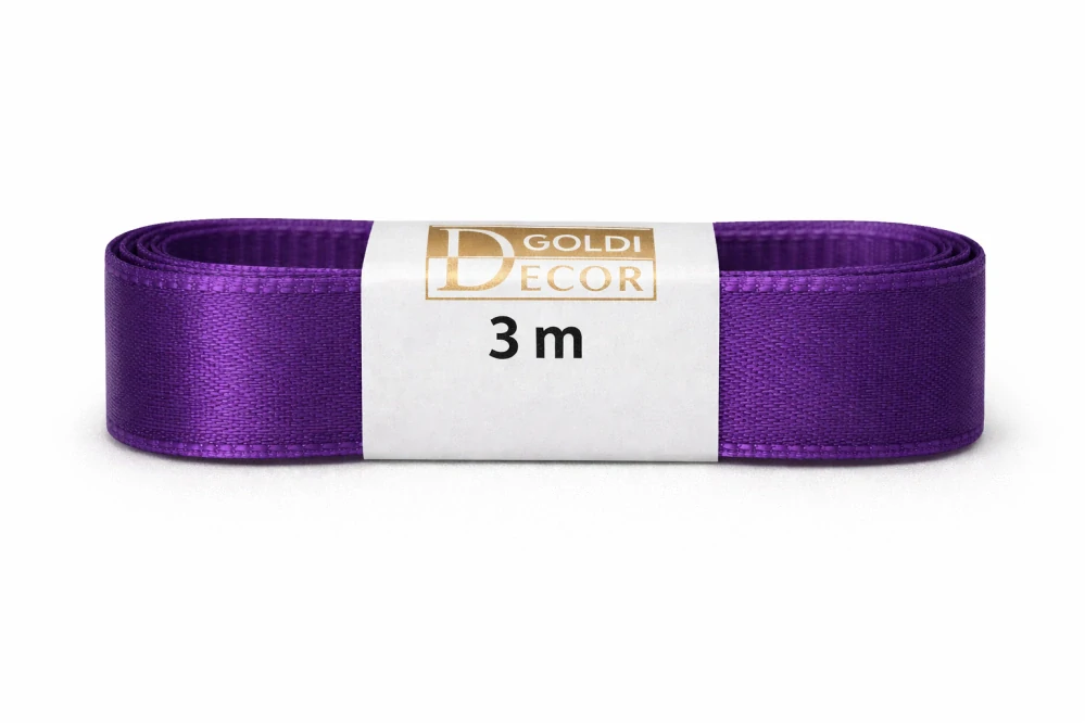 Stuha taftová ROYAL VIOLET fialová 15mm x 3m (5,-Kč/m)