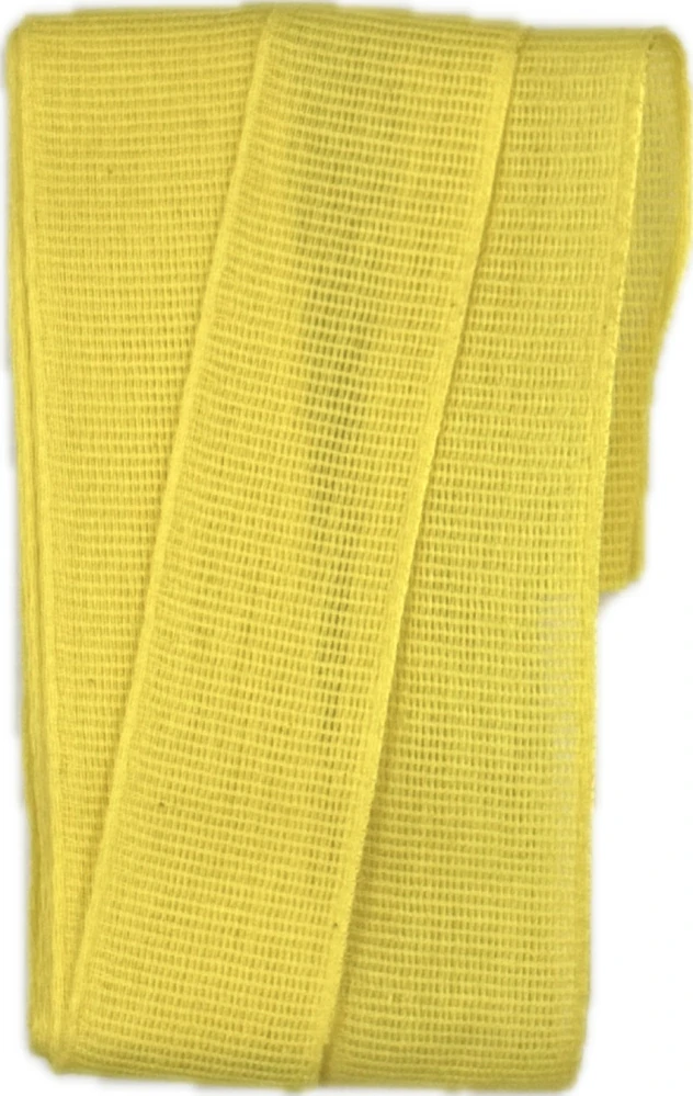 Stuha látková Nature Taft – Sunny Yellow žlutá 25mm x 2,5m (8,- Kč/m)