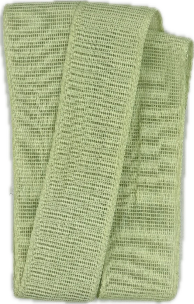 Stuha látková Nature Taft – Soft Green světle zelená 25mm x 2,5m