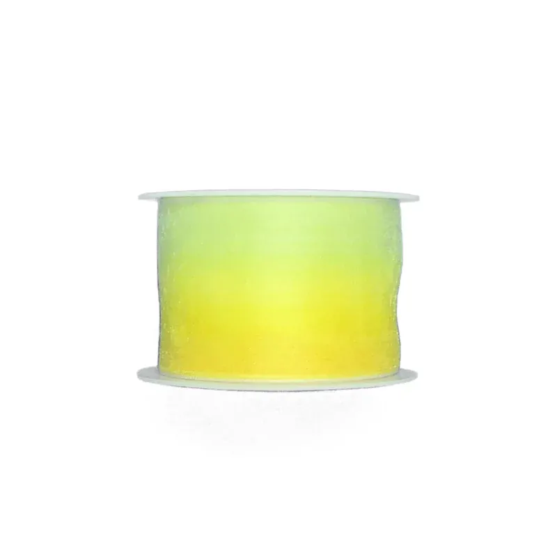 Stuha organzová DUO COLOR žluto zelená 40mm x 2m (13,-Kč/m)