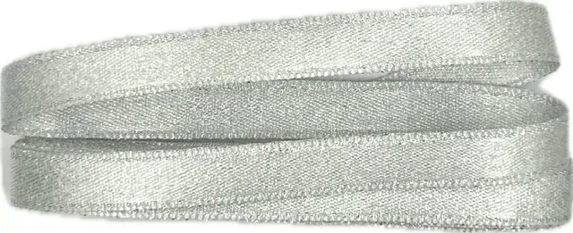Stuha saténová STARDUST stříbrná 10mm x 2m (5,- Kč/m)