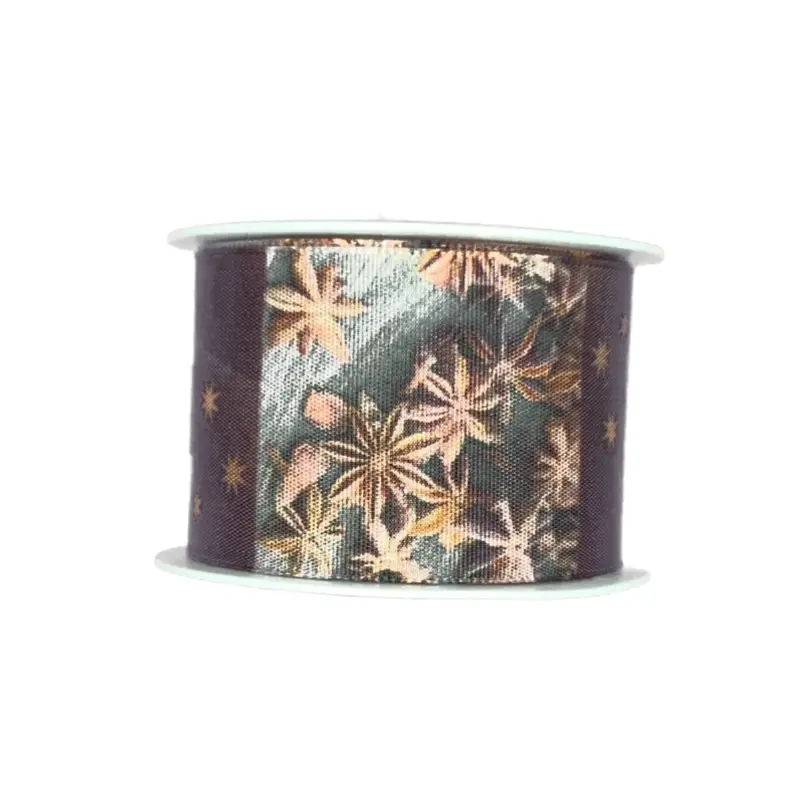 Vánoční stuha taftová BADYAN 40mm x 2m (13,-Kč/m)