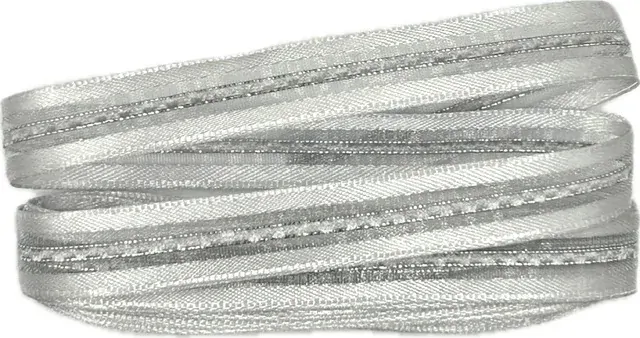 Stuha DIAMOND stříbrná 15mm x 2m ( 5,- Kč/m)
