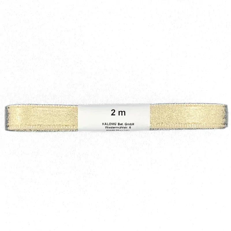 Stuha saténová STARDUST zlatá 10mm x 2m (7,- Kč/m)