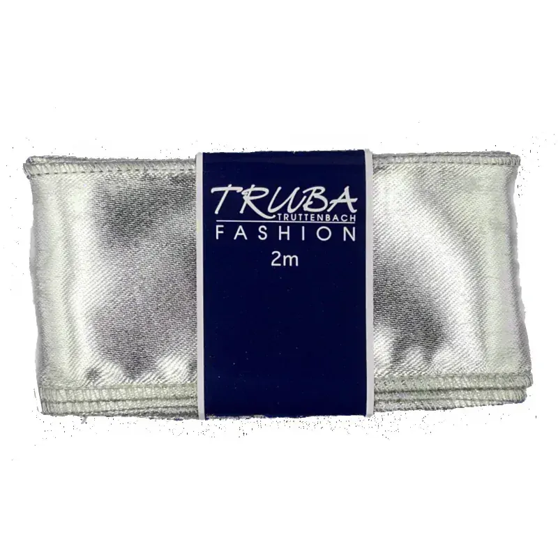 Stuha stříbrná SILVERLIGHT široká 55mm x 2m (14,-Kč/m)