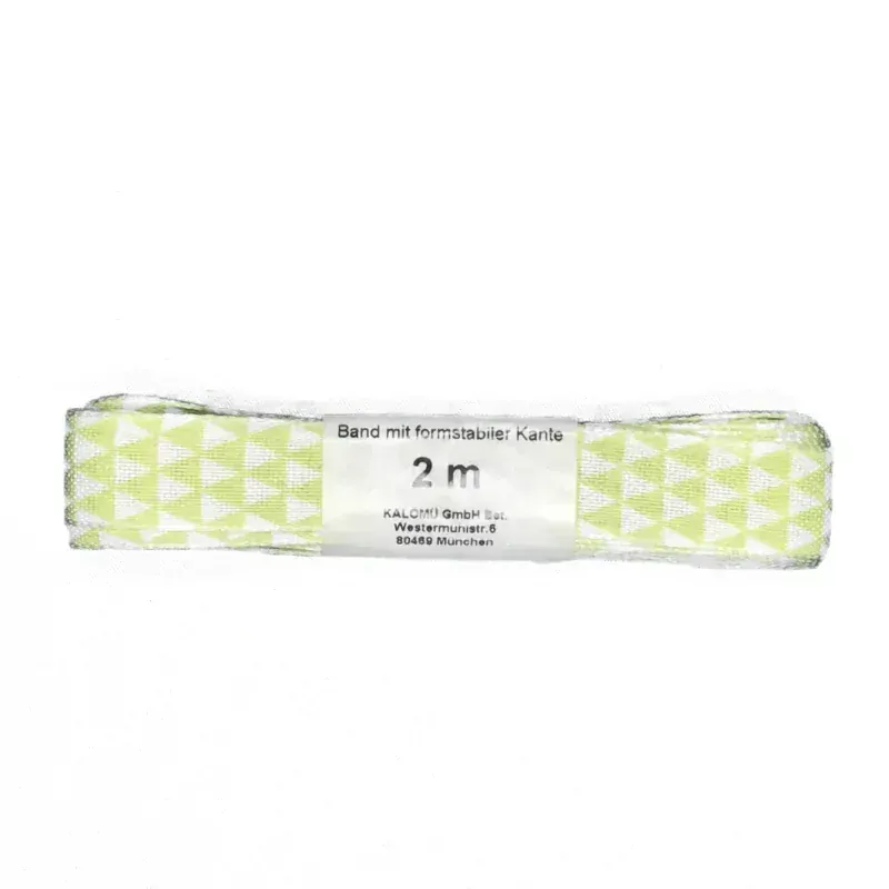 Stuha MOSAIC pastelově zelená 15mm x 2m (5,-Kč/m)