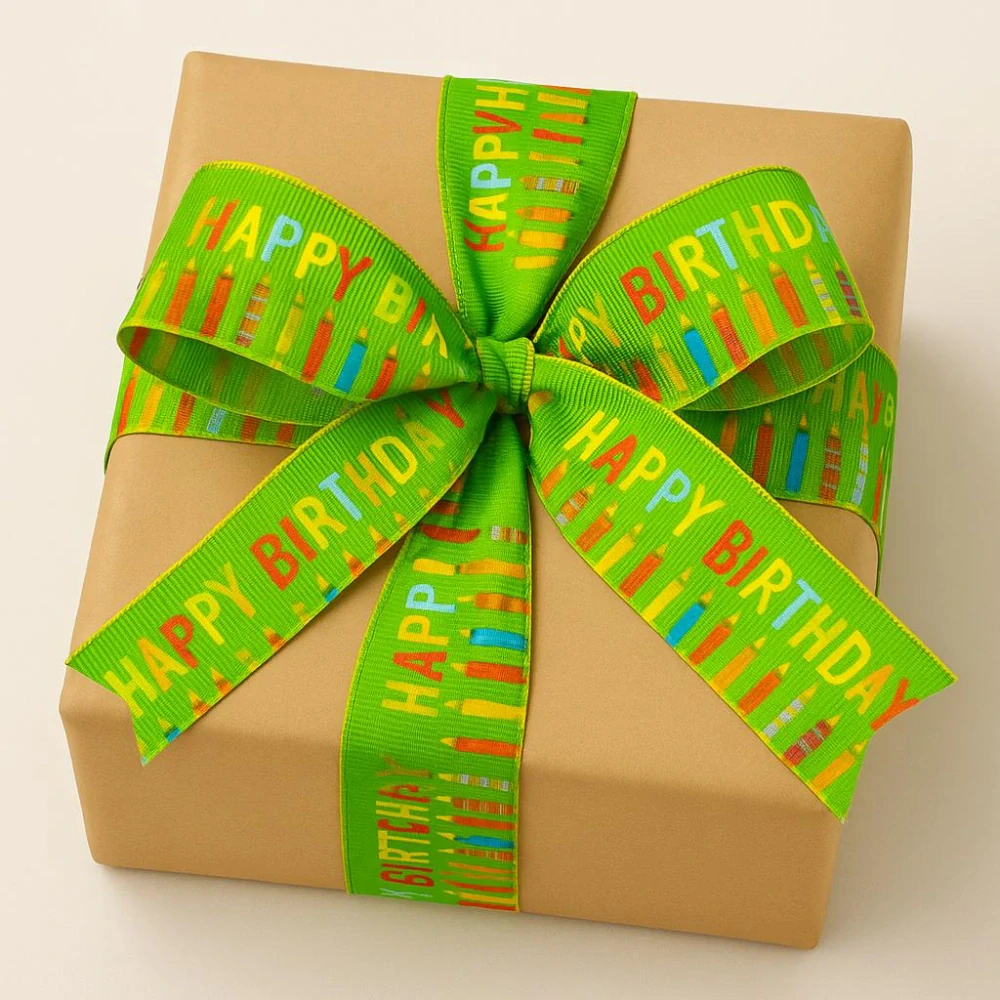 Stuha narozeninová BIRTHDAY CANDLE 40mm x 2m (8,-Kč/m)