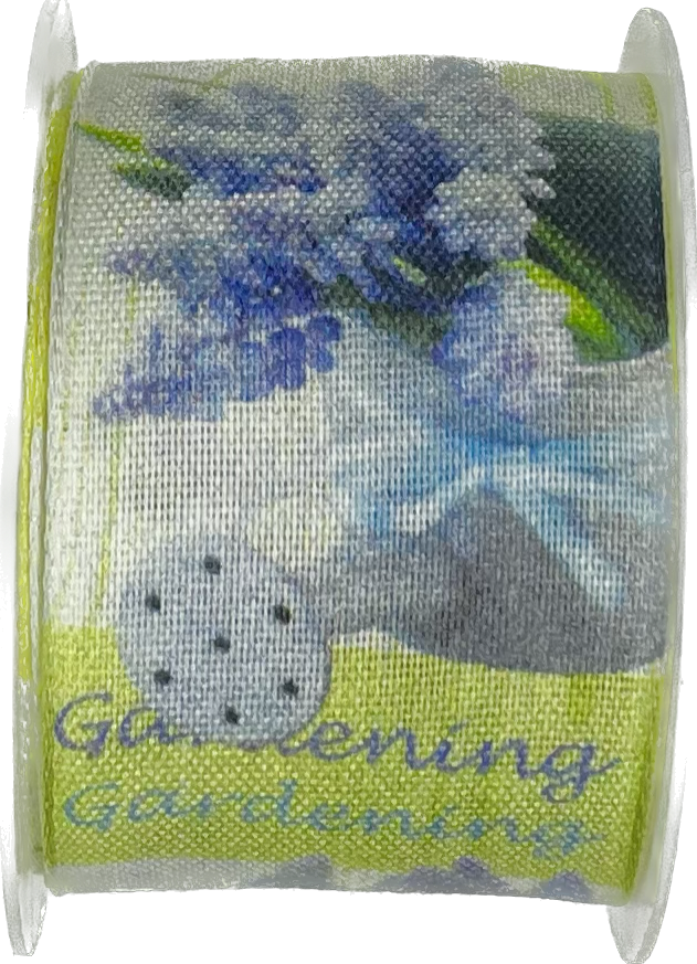 Stuha látková GARDENING JOY bavlněná  40mm x 2m (14,-Kč/m)
