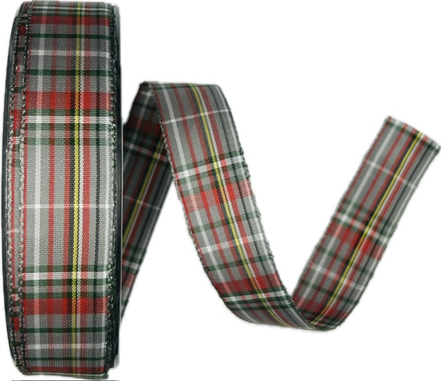 SCOTLAND KARO – Grey Tartan 40mm × 20m 