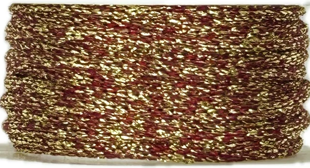 Dekorační provázek SPIKA RED červený 2mm x 5m (4,- Kč/m)