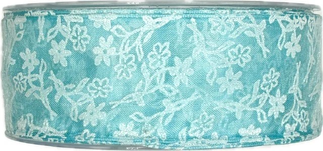 Stuha taftová SARDEGNA tyrkysová 40mm x 20m A (8,-Kč/m)