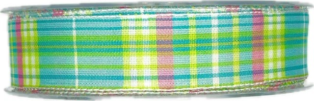 Stuha taftová SCOTLAND KARO GREEN A 25mm x 20m (6,-Kč/m)