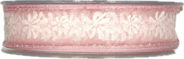 Stuha organzová SPRING FLOWER A 25mm x 20m (7,- Kč/m)