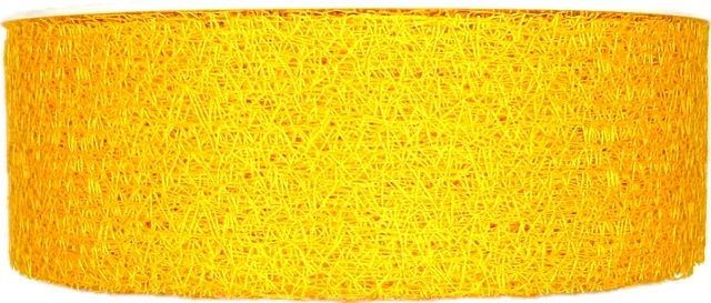 Stuha MESH YELLOW floristická síťka žlutá 40mm x 25m