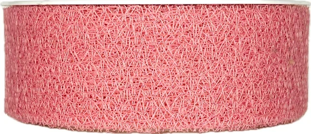 Stuha MESH PINK floristická síťka růžová 40mm x 25m