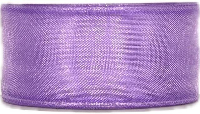 Stuha organzová INFINITY  LILA 25 mm x 2,5 m (8,- Kč/m) 