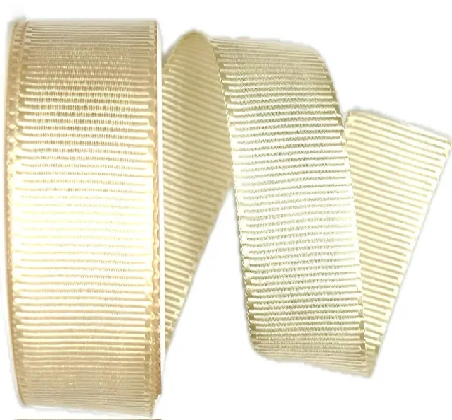Stuha rypsová ELEGANCE CREME krémová 25mm x 3m (7,- Kč/m)
