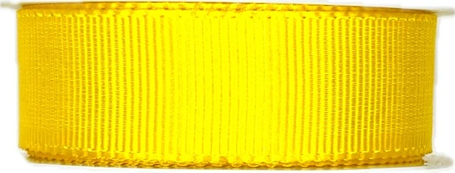 Stuha rypsová ELEGANCE YELLOW žlutá 25mm x 3m (7,- Kč/m)