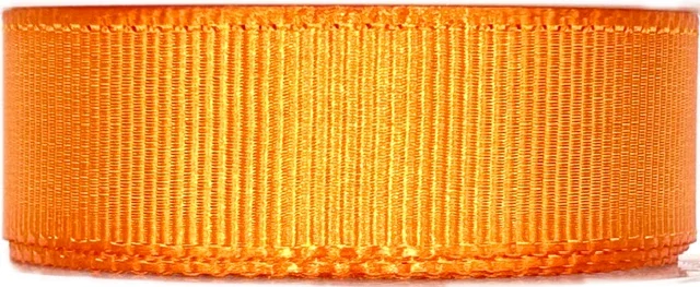 Stuha rypsová ELEGANCE ORANGE oranžová 25mm x 3m (7,- Kč/m)