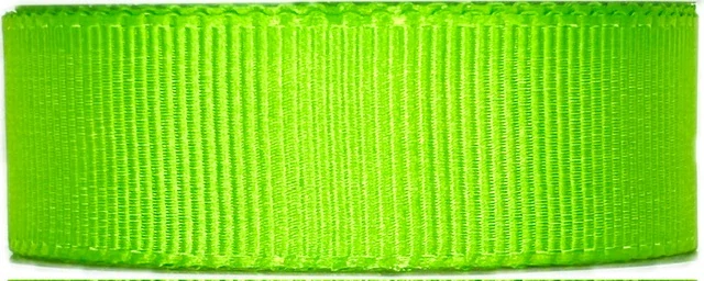 Stuha rypsová ELEGANCE APPLE GREEN hráškově zelená 25mm x 3m (7,- Kč/m)