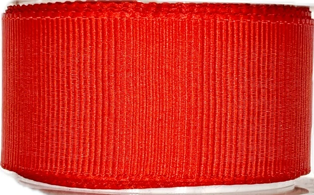 Stuha rypsová ELEGANCE RED červená 40mm x 2m (11,- Kč/m) 