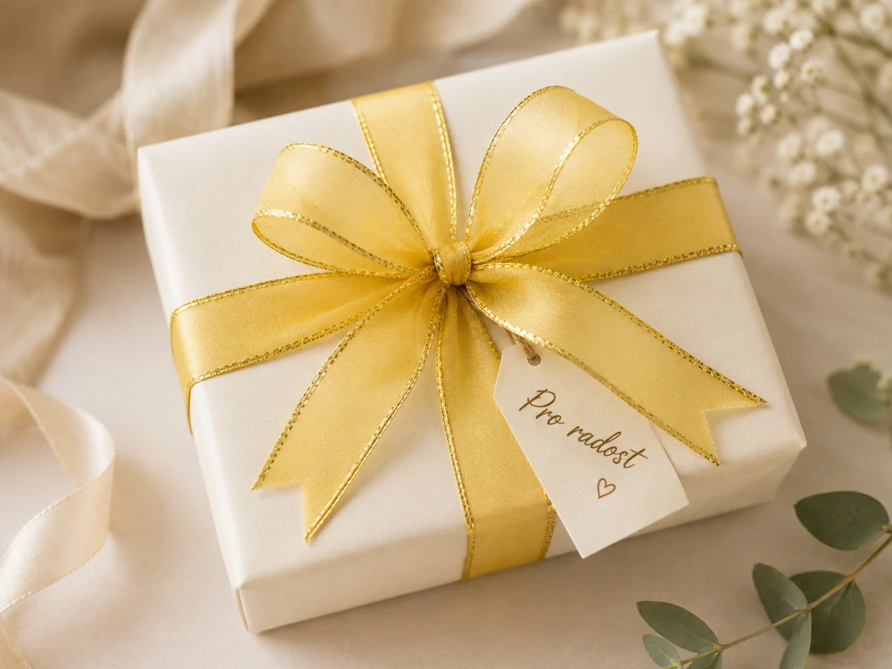 Stuha taftová BASIC YELLOW GOLD zlato žlutá 25mm x 3m (6,- Kč/m)