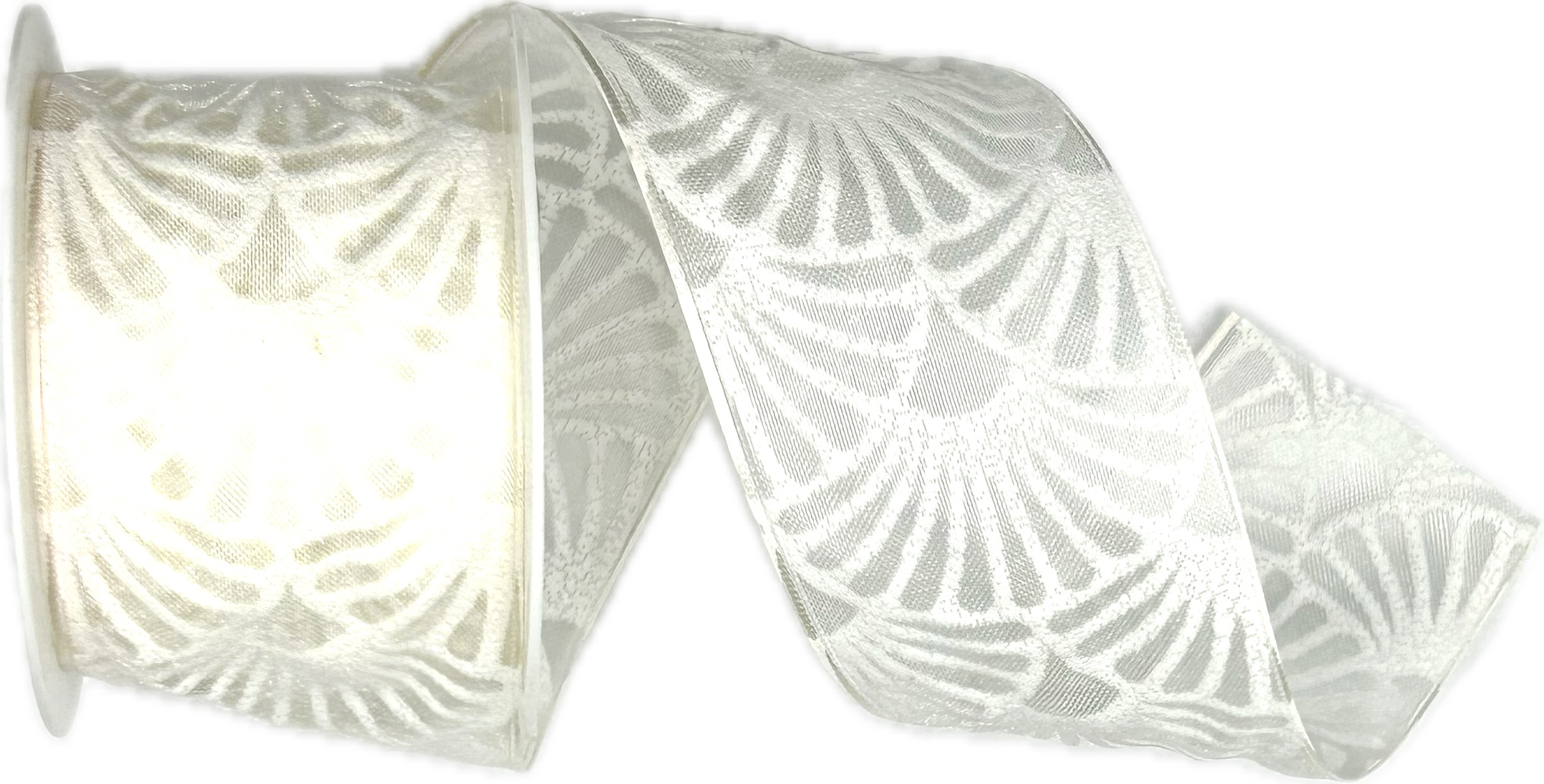 set 4x Stuha taftová ART DÉCO růžová, krémová, zelená, oranžová 4x (40mm x 2m)