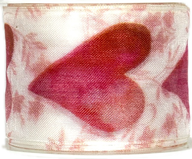 Taftová stuha Pink Charm Rose – růžová 40mm x 2m