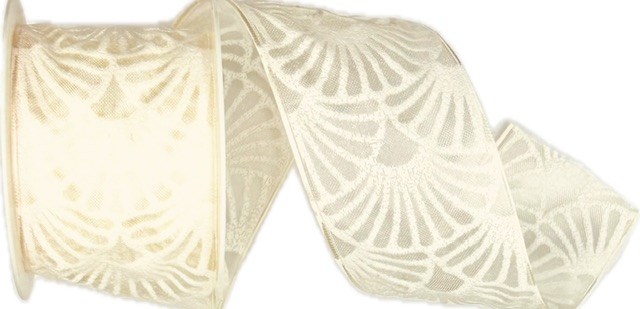 ART Déco Collection – Luxusní sada 8 ks taftových stuh s potiskem 40mm x 2m (12,50Kč/m)